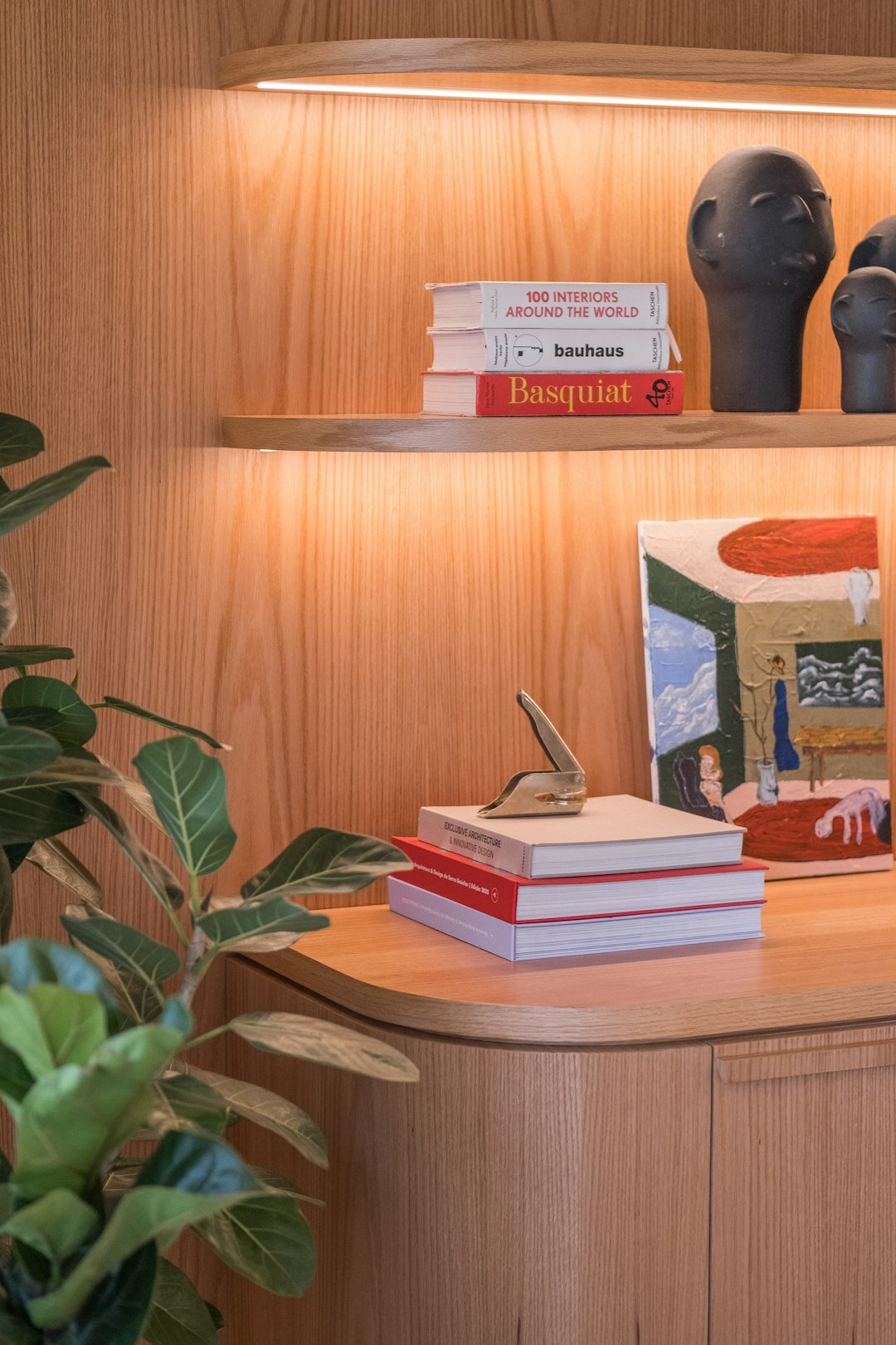 cozy reading nook with books